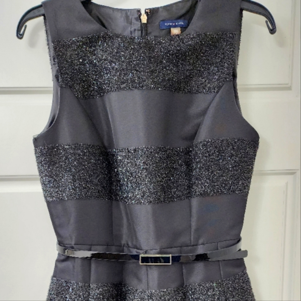 Stunning Tommy Hilfiger Black Cocktail Dress - Worn Once! - Picture 1 of 4